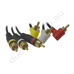 Composite RCA Audio Visual Lead