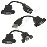 USB 2.0 Wall Plate Mount Lead