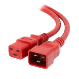 Red C19-C20 15A Enterprise Class Extension Cord