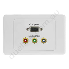 Clipsal 2000 AV Wall Plate VGA Component RGB