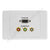 Clipsal 2000 AV Wall Plate VGA Component RGB