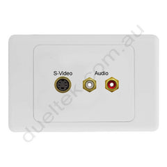 Clipsal AV Wall Plate Svideo Audio