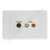 Clipsal AV Wall Plate Svideo Audio