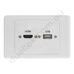 Clipsal AV Wall Plate with HDMI USB