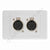 Clipsal 2000 Wall Plate dual 3-pin Amphenol XLR