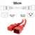 50cm Red C19-C20 15A Enterprise Class Extension Cord CAB27-005-RED