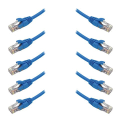 10 Pack of 2M Blue CAT6 Patch Leads