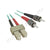 ST-SC OM3 Duplex Patch Lead