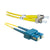 ST-SC OS2 Duplex Fiber Optic Patch Lead