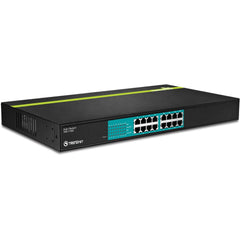 16 Port 30 Watt 10/100Mbps PoE+ Switch TPE-T160 Trendnet