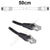 50cm Black CAT6 RJ45 Cable UTP6-0.5-BK