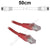 50cm Red CAT6 RJ45 Cable UTP6-0.5-RE